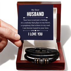 Your Love is not Just a Feeling - Means Leather Bracelet